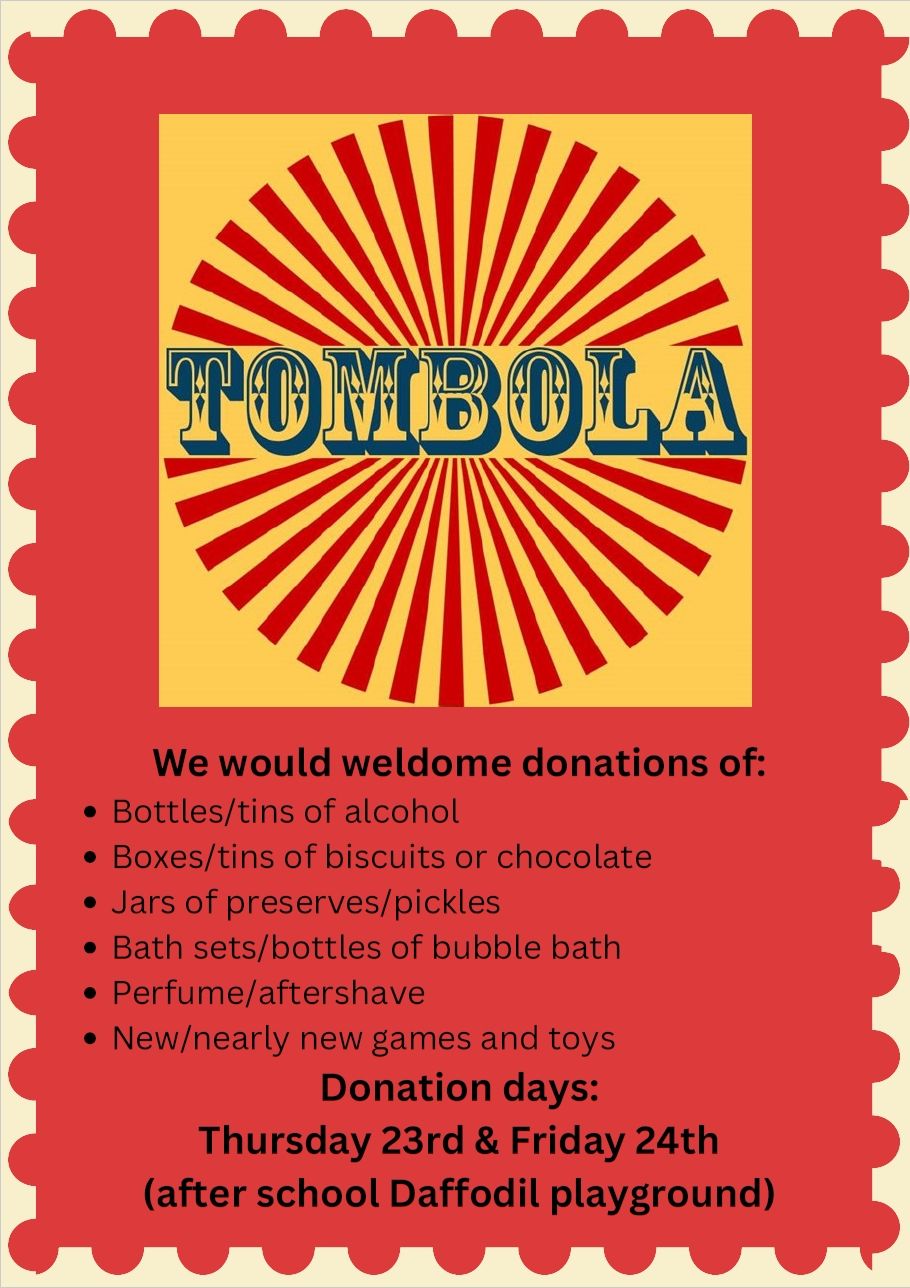 Tombola prizes collection